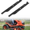 ELITEWILL 405380 2pcs Lawn Mower Blades Mulching Blade Fit for Most 46 Inch Craftsman Husqvarna Poulan Lawn Mower Parts Replaces OEM#: 405380,532405380,PP21011,Black