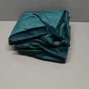 Hiasan Teal Velvet Curtains 84 inches-Blackout Thermal Insulated Solid Soft Curtains for Bedroom Living Room Rod Pocket Room Darkening 2 Panels Window Drapes with Tiebacks, 52W x 84L