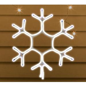 15" 360LED Snowflake Decoration LED Lights - Large Snowflake Decorations - Outdoor Lighted Snowflake (Cool White)