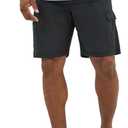 Lee Men's Big & Tall Extreme Motion Crossroad Cargo Short (54, Black)