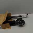 Scooter for Kids Ages 3+, Teens, Foldable Kick Scooter with Light up Wheels, Kickstand, 3 Adjustable Levels, Rear Brake, Lightweight (Black)