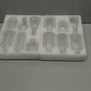 TBWIND Glass Bud Vases Set of 12, Small Vases for Centerpieces, Vintage Mini Vases for Wedding Decor, Clear Glass Bud Vase in Bulk, Office and Home Table Flower Dcor