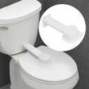 Toilet Lock – 1 Pack | Stops Kids from Opening Toilet | Strong 3M Sticker | No Tools Needed (White)