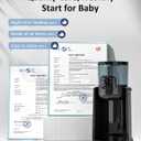 Water Warmer, HEYVALUE Baby Bottle Warmer, Formula Maker with Night Light, 4 Temperature Control & 72H Keep Warm, Detachable Tank, Instantly Dispenses Warm Water, Feed Baby More Easier and Healthier