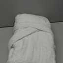 Classic Turkish Towels CTT Premium 100% Turkish Cotton Terry Cloth Bath Robe for Women & Men, Soft & Plush Long Unisex Robe (Large, White)