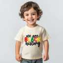 Juneteenth Shirts for Kids  Short-Sleeve T-Shirt for Boys & Girls, Ages 2-8, Celebrate Juneteenth Black History (Yellow, M)