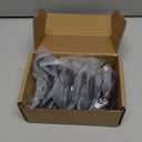 HOMOTEK 10 Pack Drawer Bin Cup Pulls Dresser Pulls for Cabinets Oil Rubbed Bronze - 3 Inch Hole Centers Furniture Handles, Kitchen Cabinet Hardware