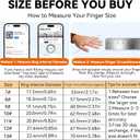 Smart Ring for Women Men,Fitness Ring with 24/7 Activity Tracking,Stress,Sleep Monitoring,No APP Subscription Fees,Compatible with iOS & Android, HarmonyOS Silver, 9#