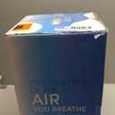 Veva White Circular Air Purifier, Compact And Modern With UV-C Light, HEPA Filter, 3 Speed Settings, Soft Light, 220 Sqft Coverage