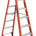 Louisville Ladder 8-Foot Fiberglass Step Ladder, 375-Pound Load Capacity, Type IAA, FS1408HD