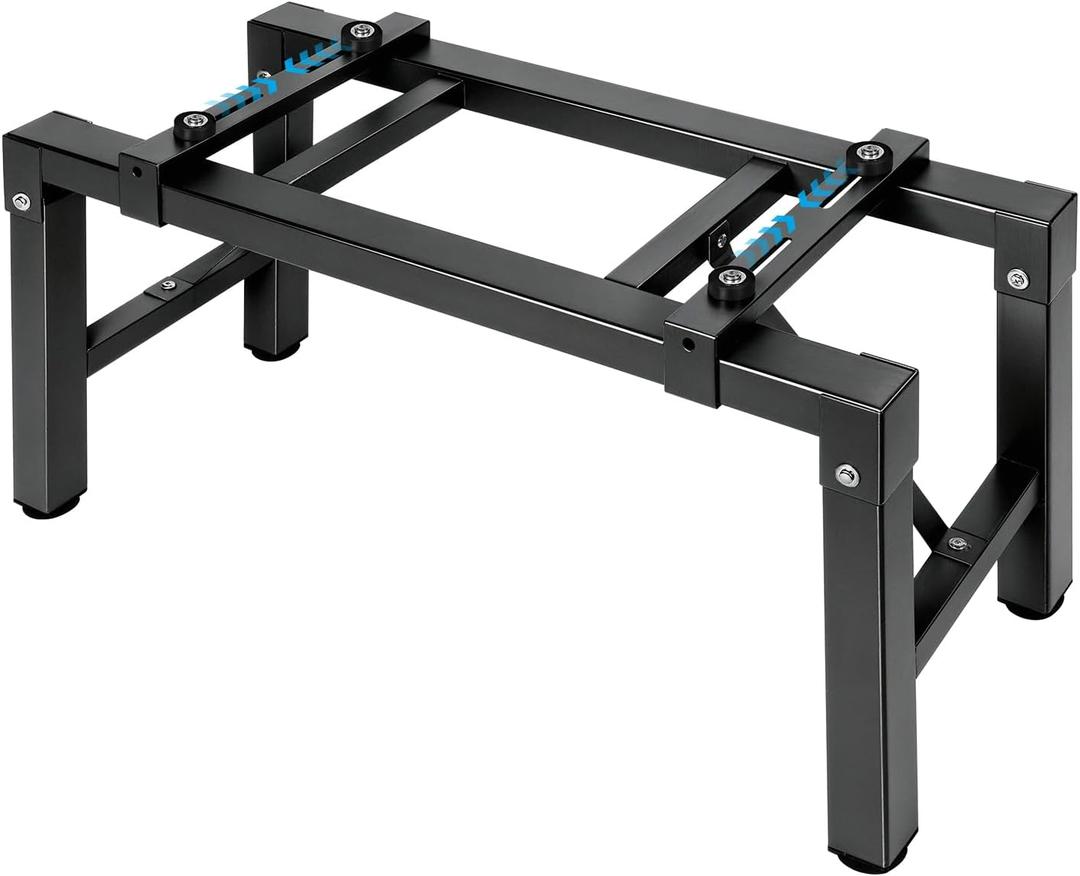 Mini Split Stand, Heavy Duty AC Stand for 9000-36000BTU AC/Heating System/Ductless Air Conditioner, Adjustable Anti-Vibration Mini Split Stand, 440Lbs Mini Split Bracket, Heavy-Duty Condenser Stand