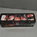 7-In-1 Car Seat Back Organizer with Cup Holders, Tissue Box, Garbage Can&Hooks, Multifunctional Headrest Storage Organizer, Headrest Cup Holder for Backseat, Car Accessories for Trips, Travels(Black)