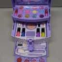 PERRYHOME Kids Makeup Set for Girl 56 Pcs Washable Real Cosmetic, Non-Toxic Frozen Toys Toddler Makeup Kit, 2026 New CPF Sustainable Materials Birthday Gift for 3 4 5 6 7 8 9 10 11 12 Year Old Girls