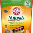 ARM & HAMMER Naturals Clumping Cat , Litter Odor Control, Multi Cat Litter, 18 lb. Bag