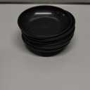 50 Pcs Wheat Straw Dip Plates bulk 2 oz Small Soy Sauce Dish Bowls Unbreakable Mini Appetizer Plates Microwave Dishwasher Safe for Side Dishes Ketchup Condiment BBQ Party Supplies(Black)
