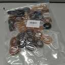 MAQIHAN Hair Ties - 40Pcs Telephone Cord Elastic Ponytail Holders for Thick Hair, Women, Girls and Teens in Neutral Colors