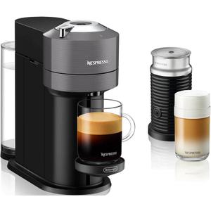 Nespresso Vertuo Next Coffee and Espresso Machine by De'Longhi with Milk Frother, 8 ounces, Dark Grey