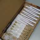 Christmas Tree Candles-Wand Remote-Crystal Ball Hooks-Suction Cups, 10 Pcs Battery Operated Window Candles, Flickering Warm Light, Xmas Home Ornaments, Wedding Party Decorations