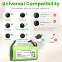Fancy Buying 14.4V 4000mAh Replacement Battery Compatible with Ecovacs Deebot N79S, 500, N79, DN622 and Eufy RoboVac 11S, 11S MAX, 15C MAX, RoboVac 30, 30C Robot Vacuum Cleaners