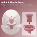 Replacement Parts Kit for Momcozy M9 Wearable Breast Pump Includes 4pcs Breastmilk Container, 8pcs Duckbill Valves, 4pcs Membranes & Cleaning Brush, BPA-Free, Easy to Clean