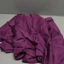 Body Cooling Pillowcase Long Pillow Case Breathable Cool Silky Soft Rayon Derived from Bamboo Fabric, Hair and Skin Friendly, Dark Purple, 1 Pack, 20x54IN