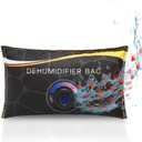 400g (0.8 lbs) Rechargeable Moisture Absorbers,Car Dehumidifier Bag,Microwave Fast Reactivated Large Desiccant Packs for Storage,Silica Gel Packets for Closet and Bathroom,Gun Safe Dehumidifier