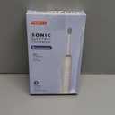 PERECT Ultrasonic Electric Toothbrush with 6 Brush Heads, 5 Modes Electric Toothbrush, Travel Rechargeable Power Toothbrush for Adults with Smart Timer &Travel Case & Soft Picks, IPX7 Waterproof, Pink