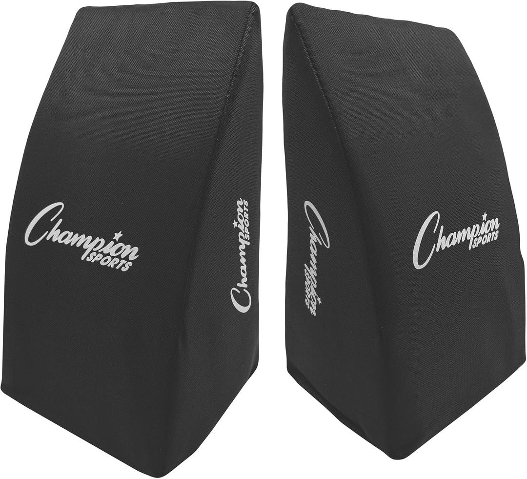 Champion Sports Catchers Knee Supports Durable, Ergonomic Catchers Equipment for Comfort & Knee Protection 2 Sizes - for Players Under 57 and Players Over 5'8"