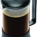 Bodum 51oz Brazil French Press Coffee Maker, High-Heat Borosilicate Glass, Black - Made in Portugal
