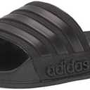 adidas Unisex Adult Adilette Shower Slip On Slides, Size 14, Black