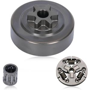 Clutch Drum Sprocket with Bearing for Echo CS-310 CS-352 CS-353ES, 3/8" 6T Chainsaw Sprocket Rim Fit for Shindaiwa 305s 340s Replace A556000541 A556000542 A556000543