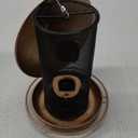 Bird Feeder for Outdoor, Metal Wild Bird Feeder Hanging Outside, 7.5" Copper Roof and 360 Degree Feeding Tray with 2 Extra Feeding Ports, 3 Lbs Bird Seeds Capacity (Bronze)