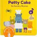 Calis Books Patty Cake Nursery Rhymes  Interactive Sound Book for Toddlers 13, Musical Book for 1 Year Olds, Perfect First Birthday Gift, 6 Favorite Songs