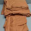 Bedsure Queen Sheet Set - 4 Pieces Soft Queen Size Sheets - Breathable & Cooling - Hotel Luxury - Easy Care Polyester Microfiber Bedding for Women, Men, Dusty Orange