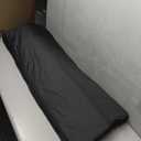Outdoor Bench Cushion, 47 1/4" x 17 1/2" x 3" Black