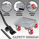 Furniture Dolly Furniture Sliders Furniture Movers with 5 Wheels Appliance Rollers Furniture Moving Wheels Furniture Movers Lifter Rollers for Heavy Duty Tool Furniture 1200lbs Load Capacity