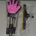 B-Land Carpet Rake for Pet Hair Removal, Reusable Pet Hair Remover with 60 Adjustable Long Handle, Carpet Scraper Dog Cat Hair Remover Tool for Rugs, Mats