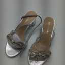 DREAM PAIRS Women's Open Toe Ankle Strap Low Block Chunky Heels Sandals Party Dress Pumps Shoes 7,5