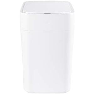 TOWNEW T1S 4.1 Gallon Automatic Self-Sealing and Self-Changing, Motion Sense Activated Trash Can, 2024 Upgrade Smart Garbage Can with Lid for Kitchen Bathroom Office, White