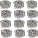 BHTOP 3600 Count Siding Nails, 15-Degree 2 Inch *.092 Wire Collated Coil Ring Shank Nails, Full Round Head Hot-Dipped Galvanized Siding Nailer Attachment Replacement Parts