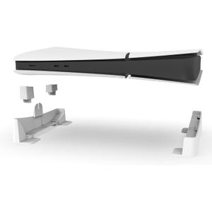 Horizontal Stand for PS5 Slim/PS5 Pro, Base Stand Accessories for PlayStation 5 Disc & Digital Editions (NOT for Original Version)