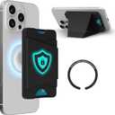 MEKO for MagSafe Wallet with Stand, RFID Blocking MagSafe Wallet for iPhoneLightweight Magnetic Phone Credit Card HolderHold 4 CardsCompatible iPhone 17/16/15/14/13/12 Series