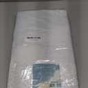 Newbridge Fancy Metallic Snowflake Christmas Fabric Tablecloth, 60 x 120 Inch Rectangle, White Silver, No-Iron Soil Resistant Sparkling Snowflakes Woven Holiday Table Cover