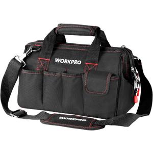 Workpro 12-inch Close Top Wide Mouth Storage Tool Bag, W081020A