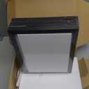 8x10 Black Picture Frames set of 3, Made of Wooden and Glass Photo frame - Displays Picture 5x7 with Mat or 8 x 10 without Mat, Desktop & Wall Collage Frame set