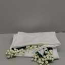 Estmy Boho Cute Christmas Tree Kitchen Curtain, White and Green, 47'W x 36'L, 1PCS