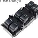 Right Driver Side RHD Power Window Master Switch, Fit for Honda Accord 2008-2011 35750-SZW-J11 35750-SZW-J01