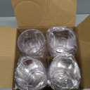 Plastic Drinking Glasses Set of 8, 14oz Rocks & 20oz Water Cups, Unbreakable Plastic Glasses Drinkware, Clear Kitchen Tumblers for Home & Outdoors, Reusable , BPA-Free, Top-Rack Dishwasher Safe