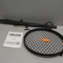 VEVOR Swivel Campfire Grill, Fire Pit Grill Grate over Fire Pits, Heavy Duty Steel Grill Grates, 360 Adjustable Open Fire Outdoor Cooking Equipment, Portable Camp Fire Racks for Camping Outdoor BBQ (14*14 inch)