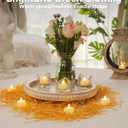 Amagic 150Pack Flameless LED Tea Lights Candles Battery Operated, Electric Fake Tealight Candles for Votive, Halloween, Christmas, Home Decor, Wedding, Table Decor (150Pack)